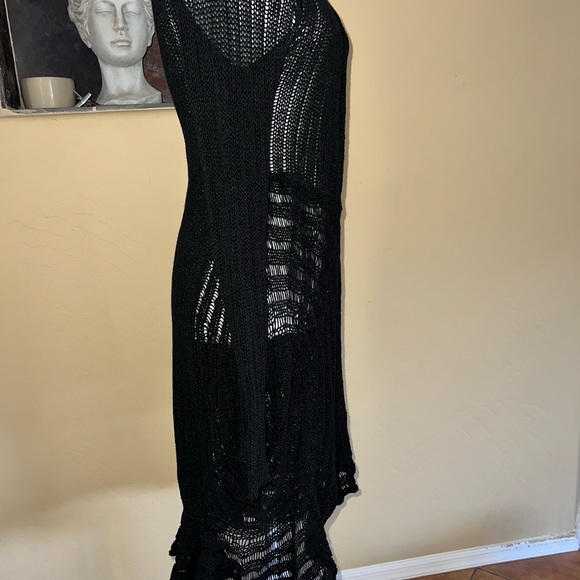 BCBGMAXAZRIA Knitted Open Duster Cardigan Size L - Picture 3 of 13